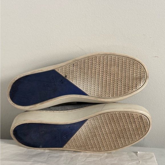 Rothy's The Original Slip On Sneaker in Anchor Blue White Nautical Size 8.5 - Picture 8 of 9